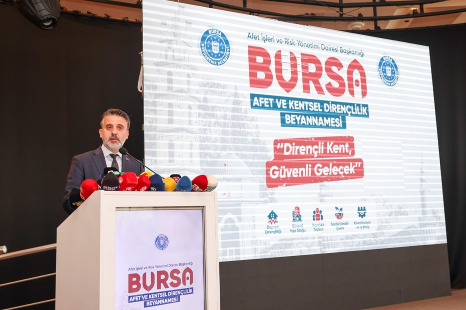 Büyükşehir’den Türkiye’de bir ilk: Bursa Afet Anayasası