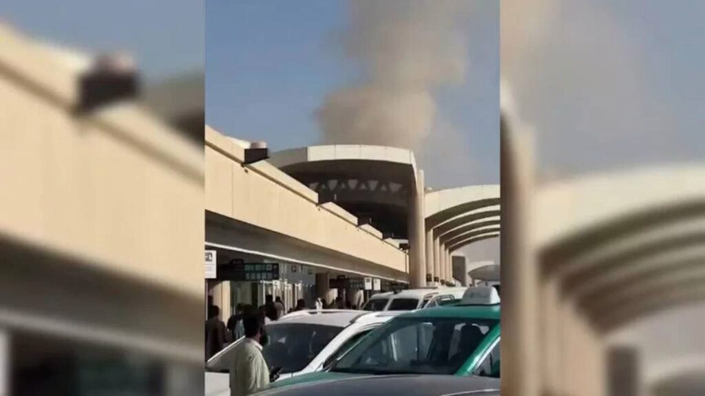 Riyad Havalimanı’na Husi Saldırısının Kamera Kayıtları